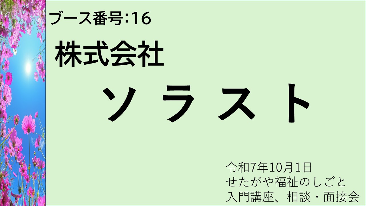 16.株式会社ソラスト